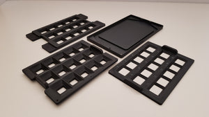 Gabarit de contrôle sur vitre, segmenté - rectangle 14x16mm - set 4 pièces