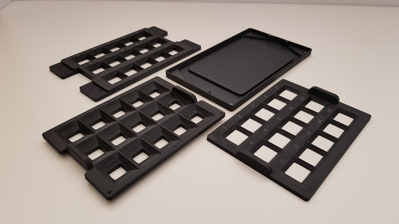 Gabarit de contrôle sur vitre, segmenté - rectangle 14x16mm - set 4 pièces